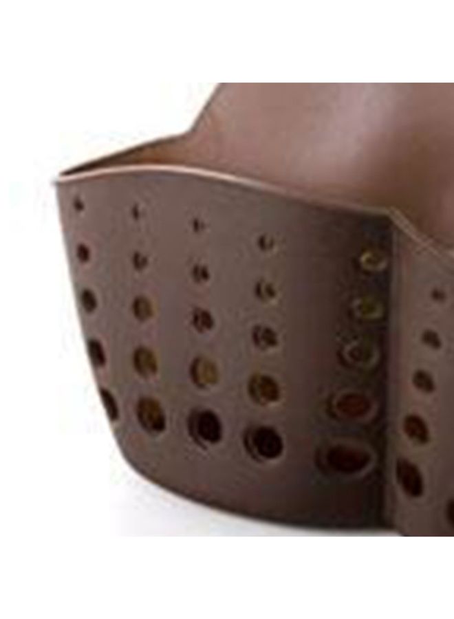 Adjustable Sink Faucet Sponge Holder Brown - Image 3