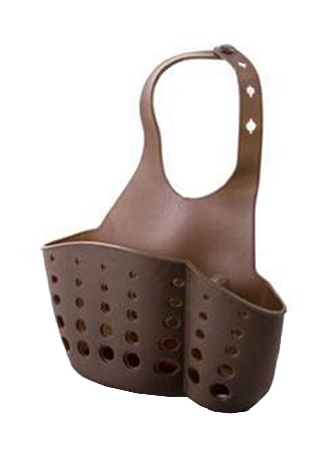 Adjustable Sink Faucet Sponge Holder Brown - Image 1