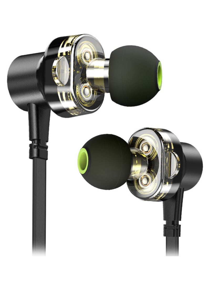 Awei Double Moving Coil In-Ear Earphone Black