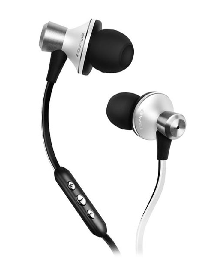 Awei Comfortable Music In-Ear Earphone White/Black
