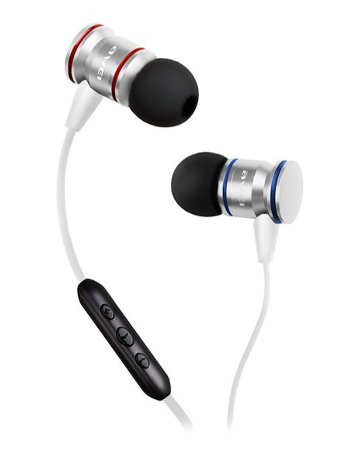 Awei Stereo In-Ear Headphones With Microphone Black/White