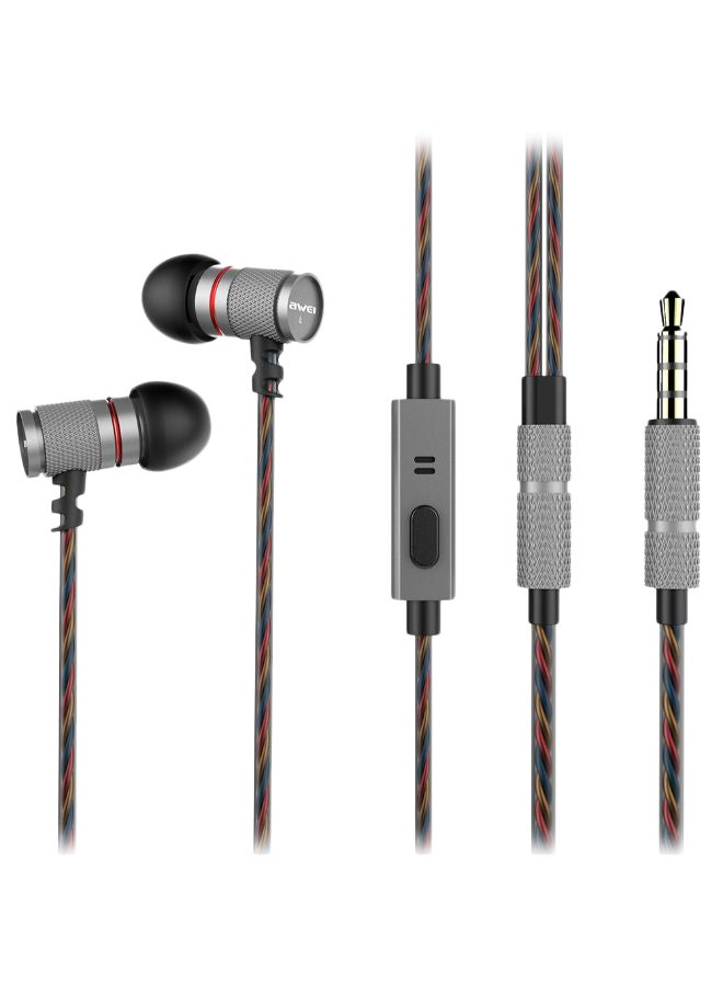 Awei In-Ear Earphone Grey/Black