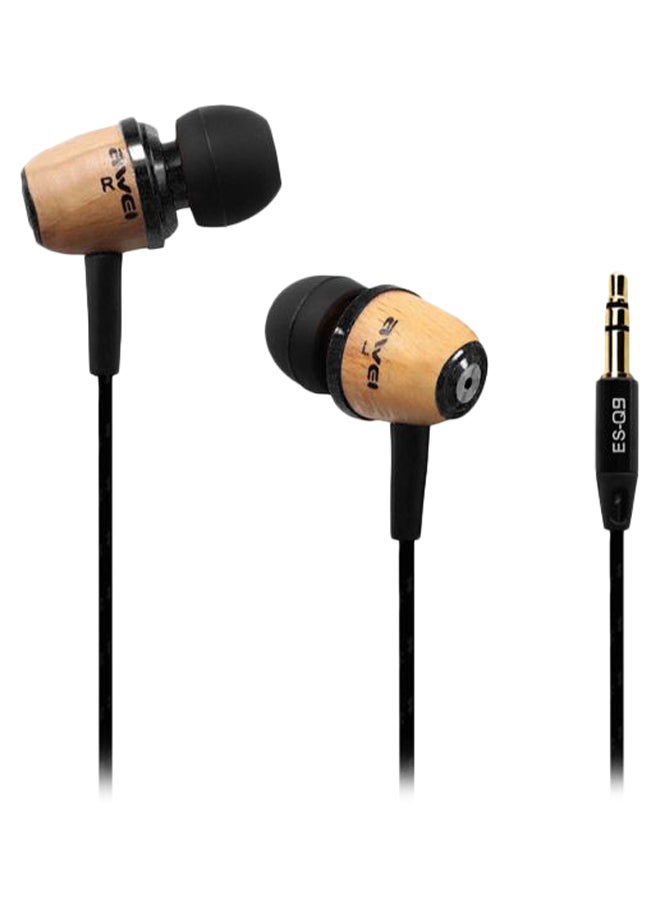 Awei In-Ear Earphone Beige/Black - Image 1