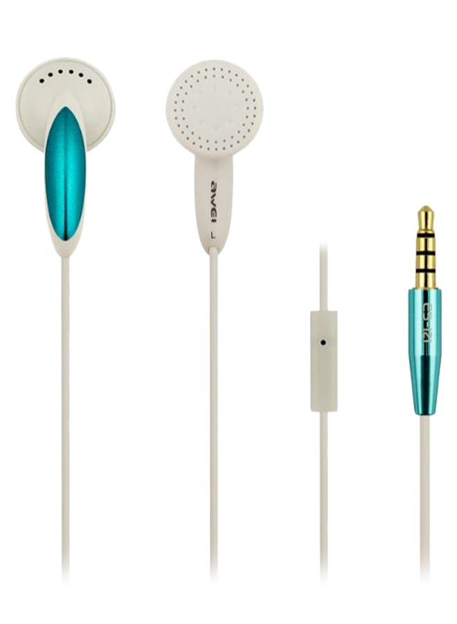 Awei Stereo In-Ear Earphones White/Green
