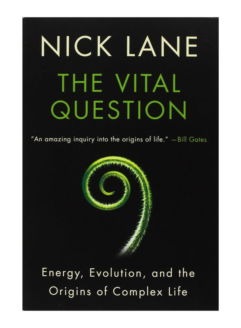 The Vital Question Paperback English by Nick Lane - 42929 