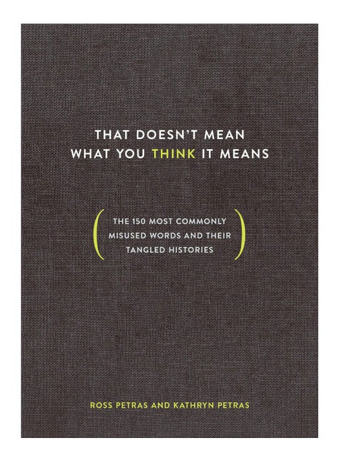 That Doesn'T Mean What You Think It Means Hardcover English by Ross Petras - 23-Aug-2018
