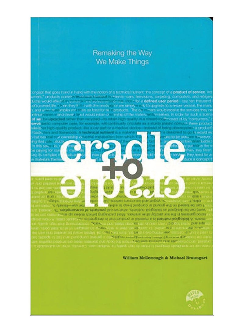 Cradle To Cradle Paperback English by William McDonough - 2-Jun-03