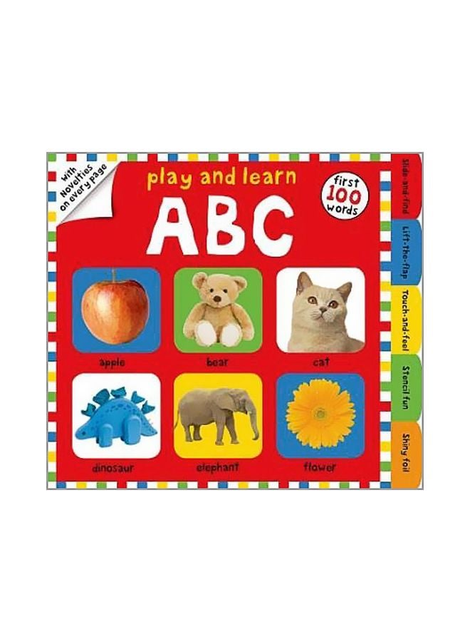 Play And Learn Abc : First 100 Words, With Novelties On Every Page Board Book English by Roger Priddy - 41520 