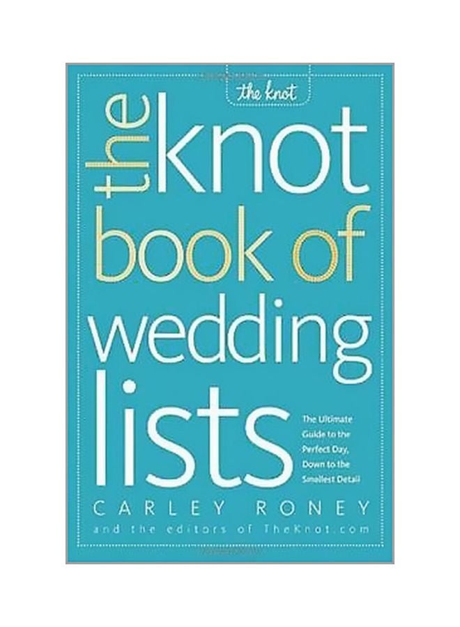 The Knot Book Of Wedding Lists paperback english - 15 January 2008 