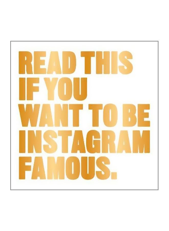 null - Read This If You Want To Be Instagram Famous Paperback English by Henry Carroll - 42857 - Image 1