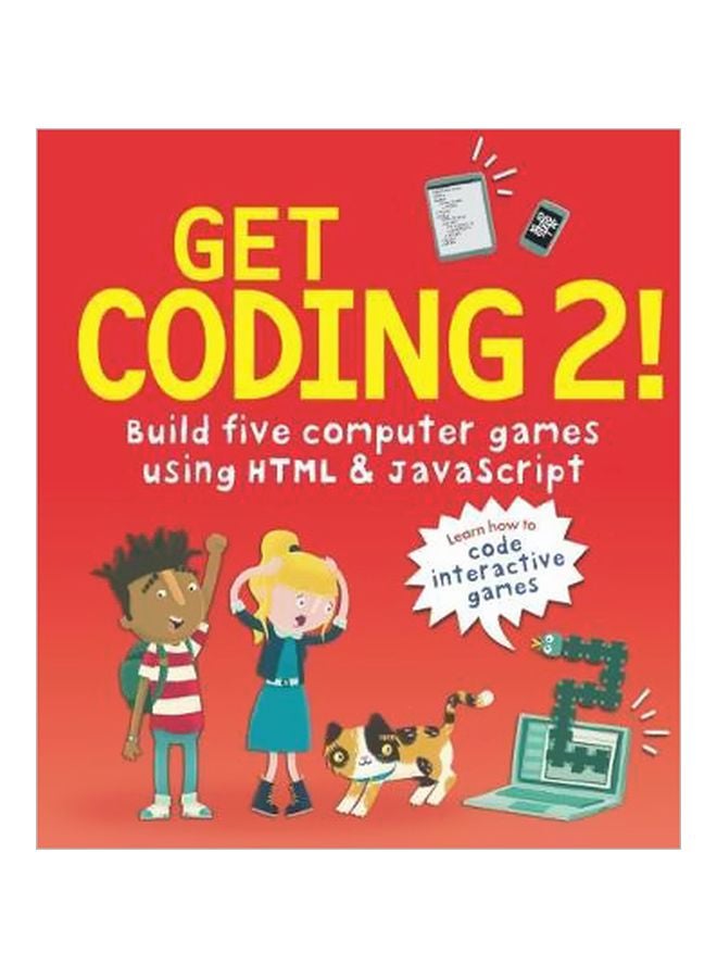 Get Coding 2! Build Five Computer Games Using Html And Javascript Paperback English by David Whitney - 01 October 2018