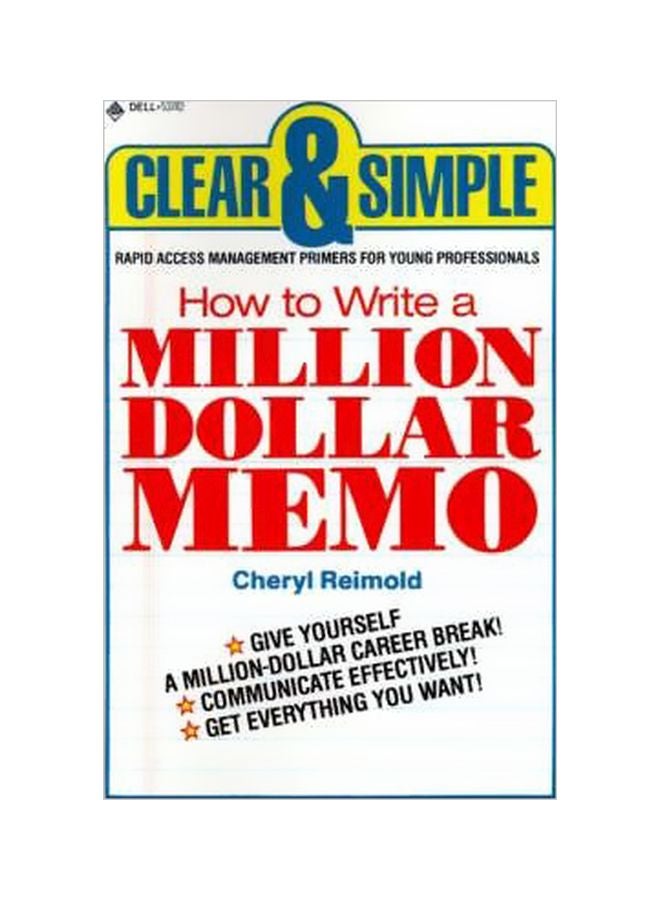 How To Write A Million Dollar Memo paperback english - 01 December 1984 