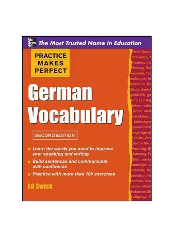 Practice Makes Perfect : German Vocabulary paperback english - 08 September 2011
