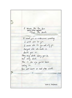 I Wrote This For You: Just The Words Paperback English by Iain S. Thomas - 01 November 2018