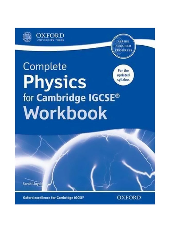 Complete Physics For Cambridge Igcse Workbook Paperback English by Sarah Lloyd - 42716