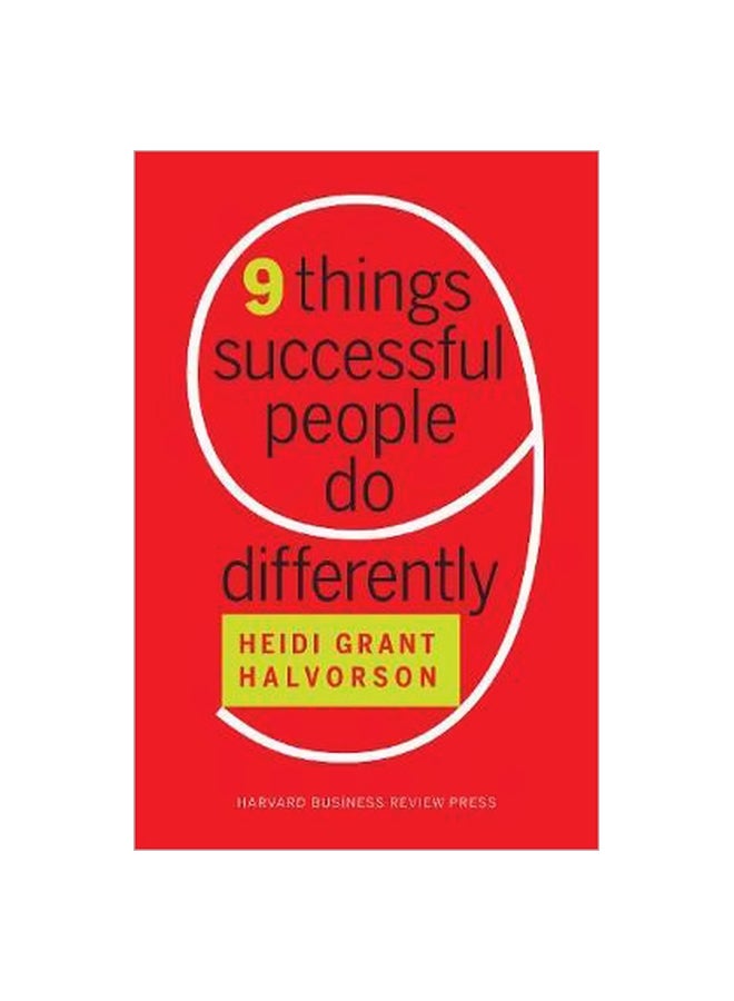 9 Things Successful People Do Differently paperback english - 07 November 2017 