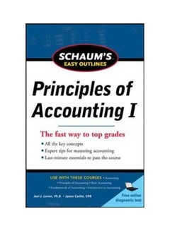 Schaum's Easy Outlines: Principles Of Accounting I paperback english - 08 December 2011