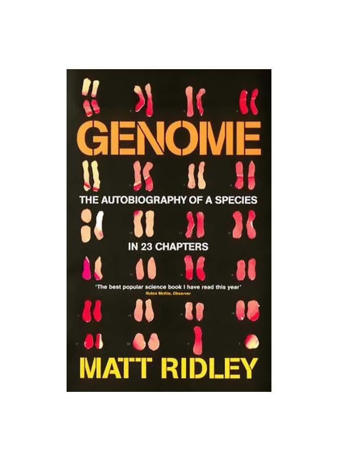 Genome : The Autobiography Of A Species In 23 Chapters Paperback English by Matt Ridley - 16 March 2000 