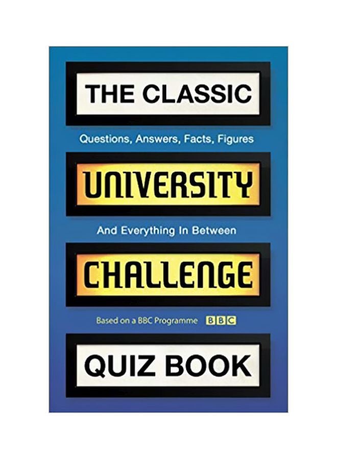 The Classic University Challenge Quiz Book paperback english - 01 October 2018