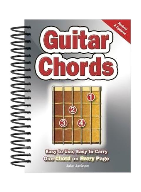 Guitar Chords: Easy-To-Use, Easy-To-Carry, One Chord On Every Page Spiral Bound English by Jake Jackson - 38790