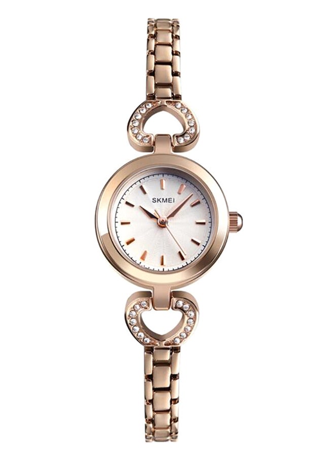 سكمي ساعة عقارب بسوار من المعدن - طراز 1408 للنساء - Image 2