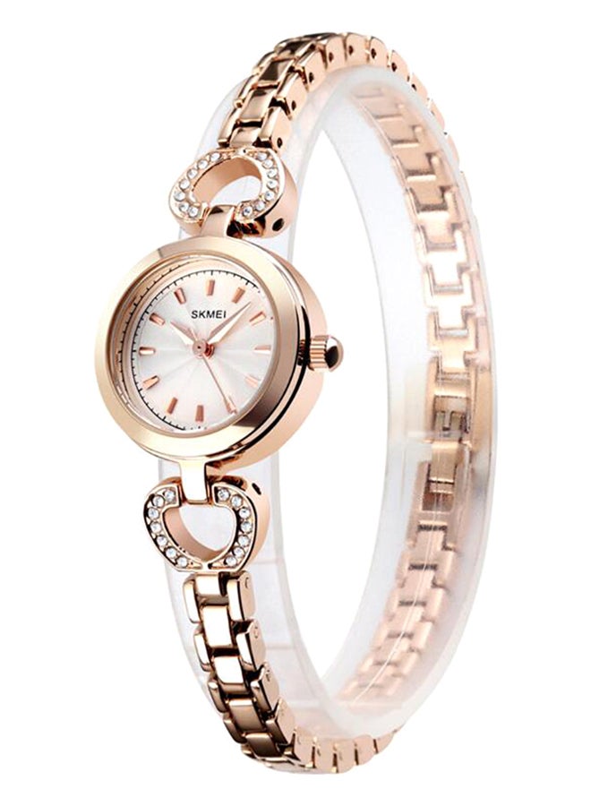 سكمي ساعة عقارب بسوار من المعدن - طراز 1408 للنساء - Image 1