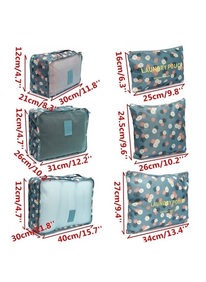 6-Piece Organization Bag Set Grey - Image 3