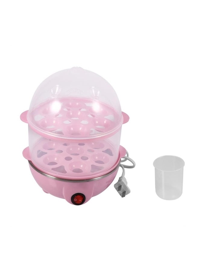 Double-Layer Electric Eggs Boiler Cooker Pink 6x6x8.7inch  - Image 2