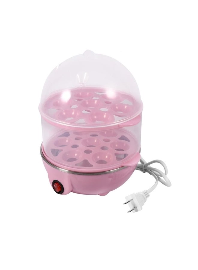 Double-Layer Electric Eggs Boiler Cooker Pink 6x6x8.7inch  - Image 4