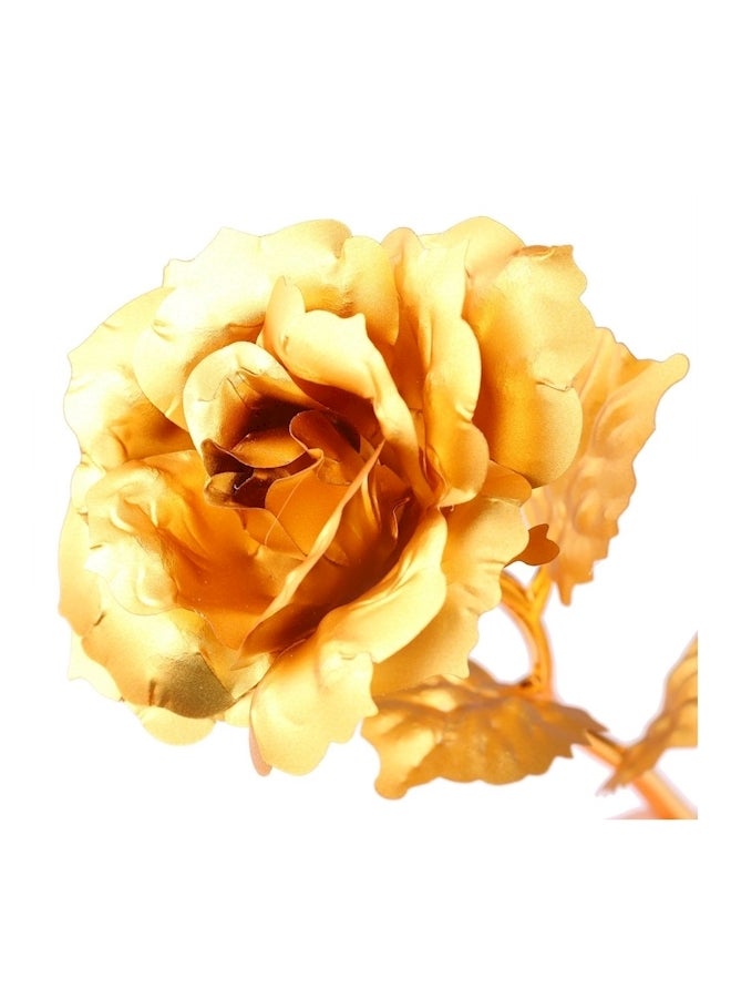 DRAMA HOME Gold Plated Rose Flower Gold 25centimeter  - Image 3