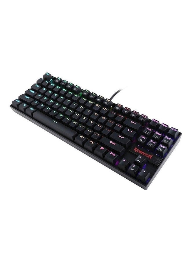ريدراجون - لوحة مفاتيح كومارا Rgb الميكانيكية للألعاب بـ 87 مفتاحاً وإضاءة خلفية زرقاء طراز K552 - Image 1