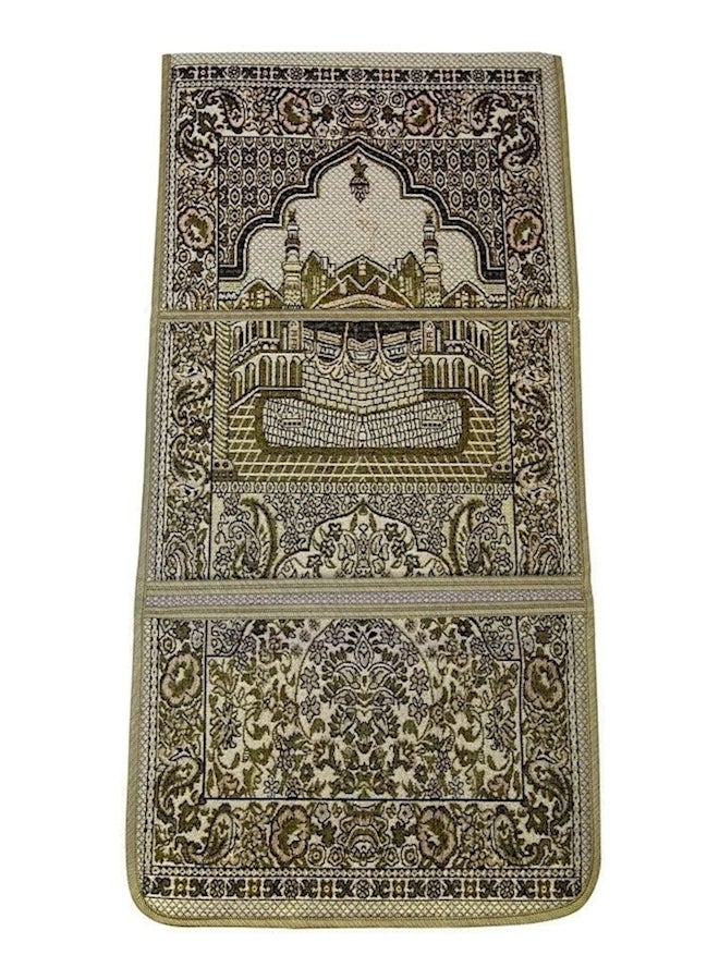 ماركة غير محددة - سجادة الصلاة الطبية ومسند الظهر 2 في 1 بني - Image 1