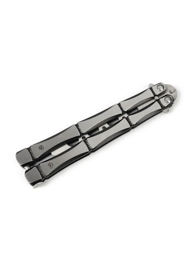 Generic Butterfly Comb Style Knife Trainer Tool Silver - Image 3