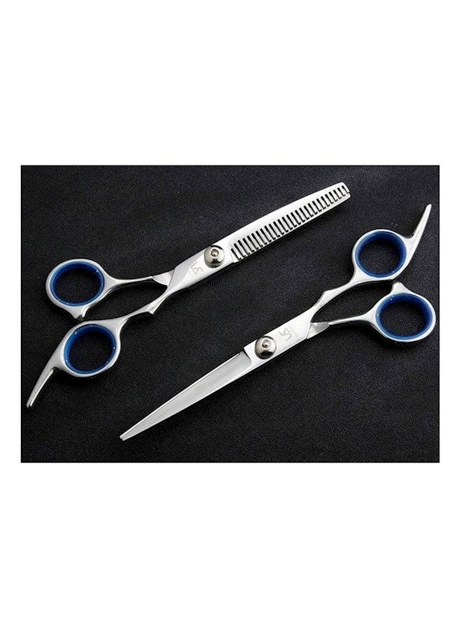 Generic Professional Hair Cutting Scissors Set Black/Silver/Pink  - Image 3