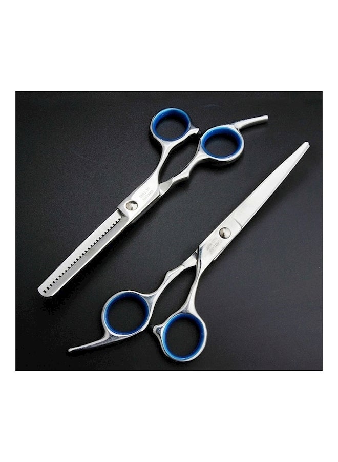 Generic Professional Hair Cutting Scissors Set Black/Silver/Pink  - Image 2