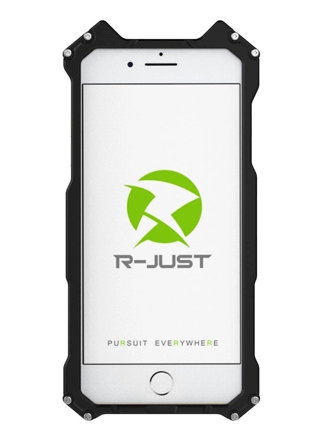 R-JUST Protective Case Cover For Apple iPhone 8 Black - Image 5