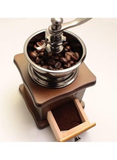 Generic Portable Manual Coffee Bean Grinder Brown/Black 9.5x9.5x16.5cm  - Image 4