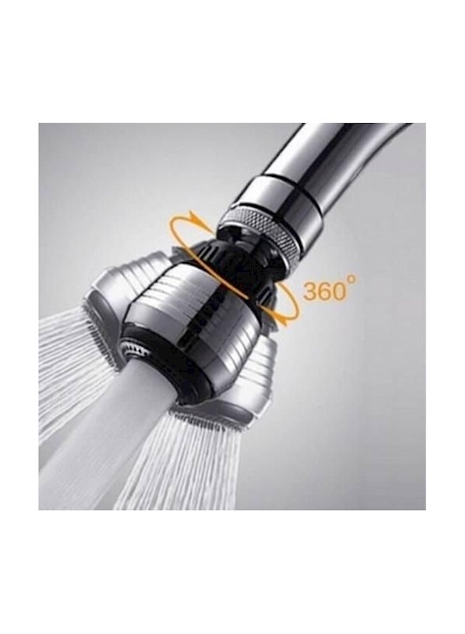 360 Rotate Nozzle Filter Diffuser Gun Metal Grey