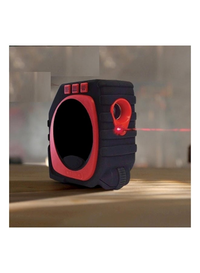 Generic - 3-In-1 Digital Laser Level Measure Tape Black/Red - Image 1