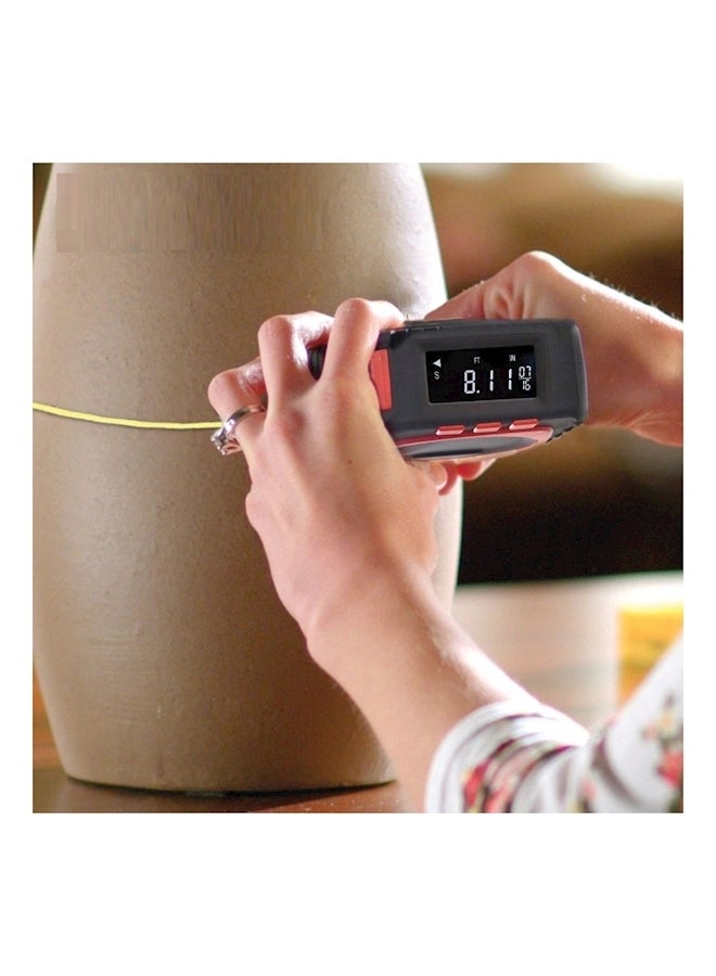 Generic - 3-In-1 Digital Laser Level Measure Tape Black/Red - Image 1