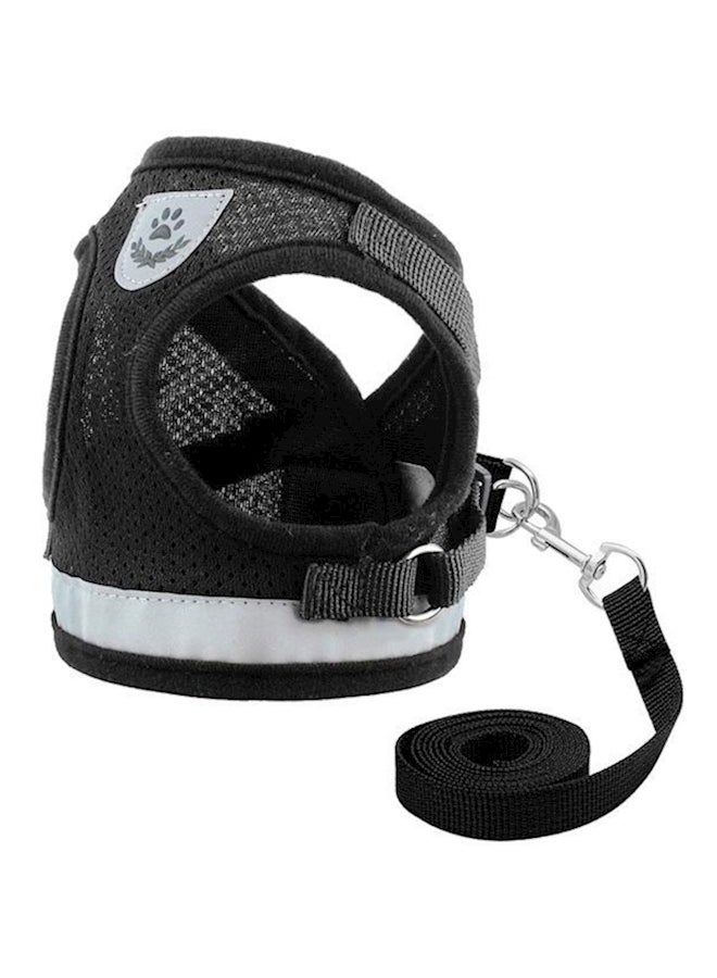 Generic Pet Safety Vest Harness Black Medium  - Image 3