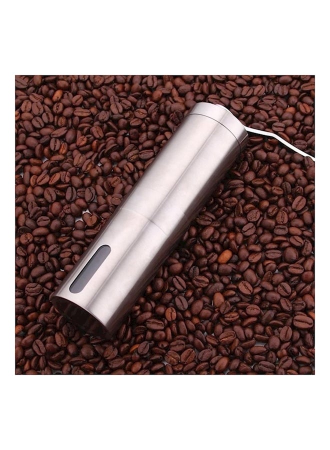 E PRANCE - Stainless Steel Handmade Mill Coffee Grinder Silver/Black 19centimeter - Image 1