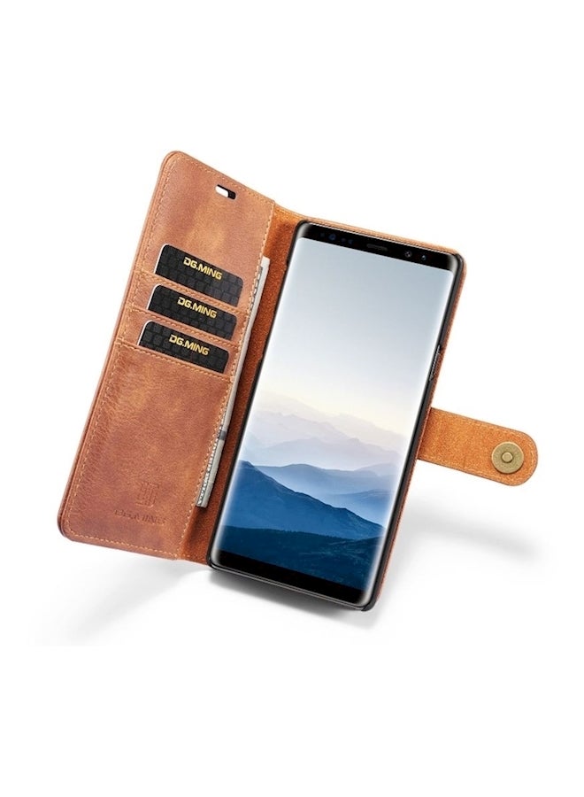 Protective Case Cover With Card Slot Holder For Samsung Galaxy Note 9 Black  - Image 3