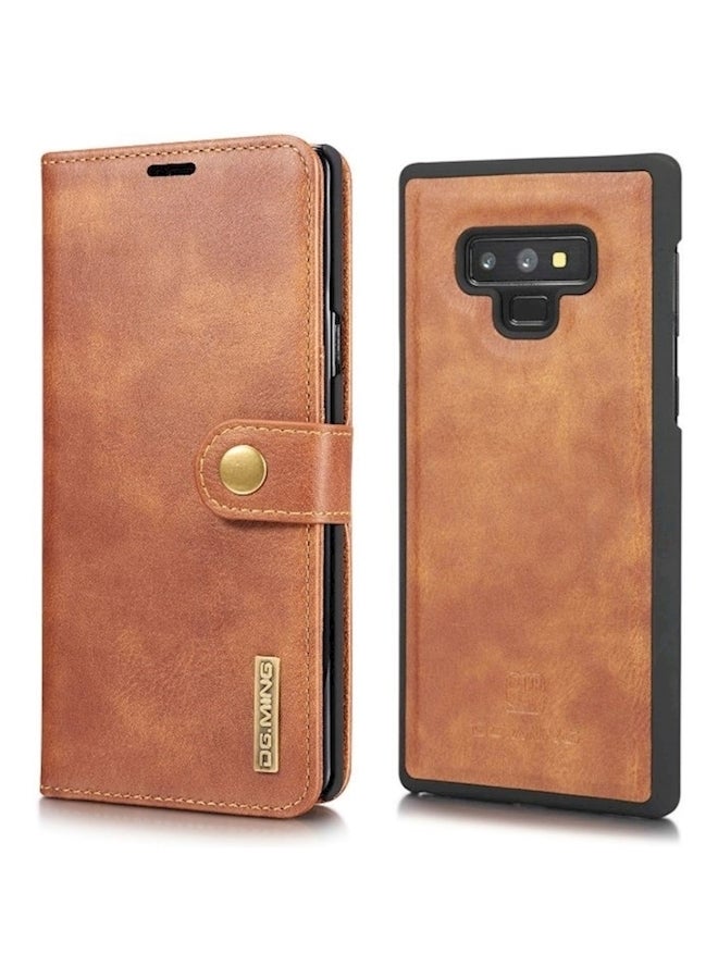 Protective Case Cover With Card Slot Holder For Samsung Galaxy Note 9 Black  - Image 4