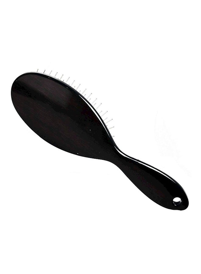 Oval-Shaped Hair Brushes With Metallic Teeth Black - v1561527488/N23436153A_2