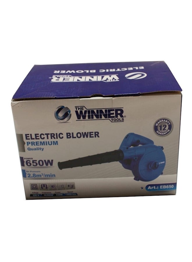Winner 650 W Electric Air Blower Blue/Black  - Image 4