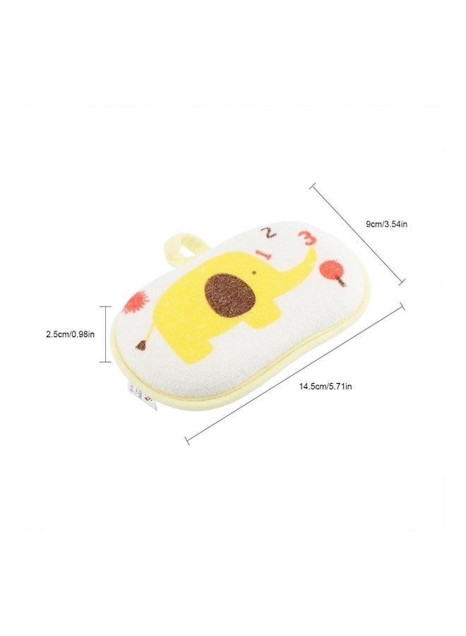 Generic - Elephant Printed Cotton Bath Brush Shower Sponge - Image 1