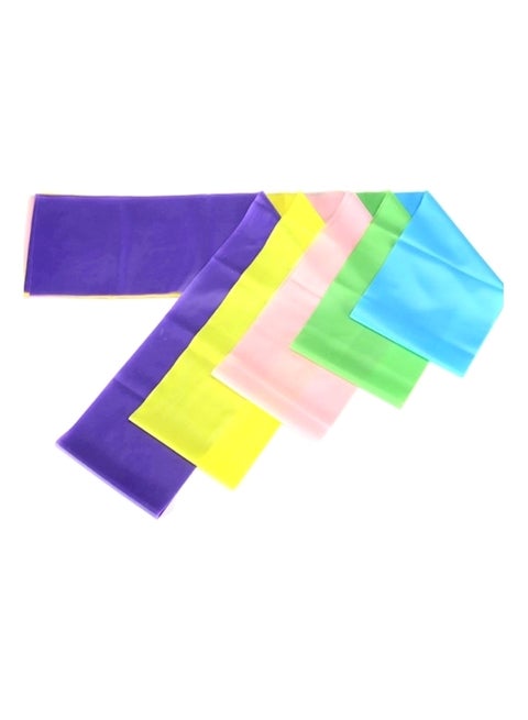 Set Of 5 Resistance Yoga Bands