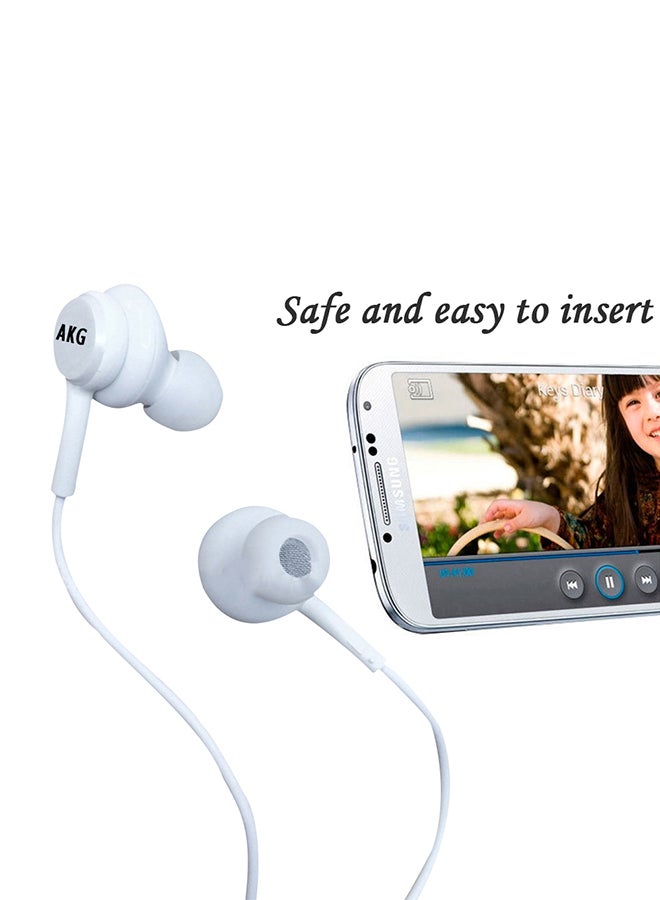 AKG - In-Ear Earphone With Mic For Samsung S8 White - Image 1