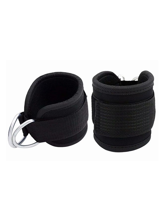 2-Piece Anklets Adjustable Straps For Ankles With Double D-Ring Weight Strap For Wrist And Legs